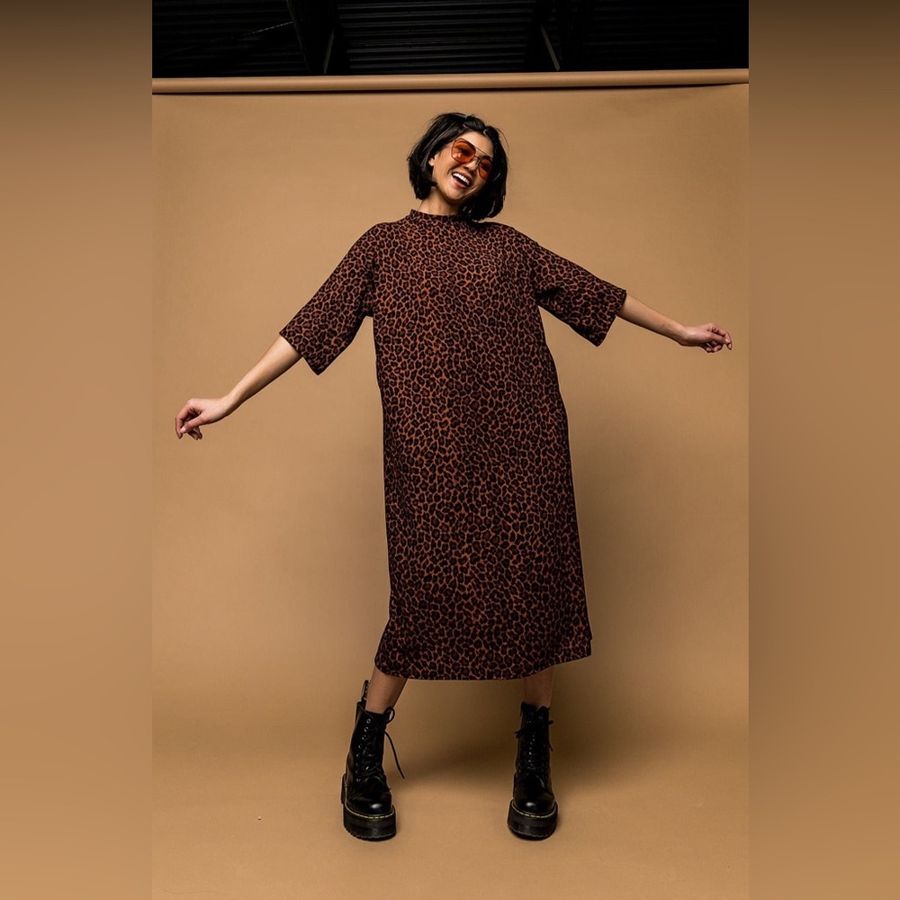 Ozzy Dress in Leopard
